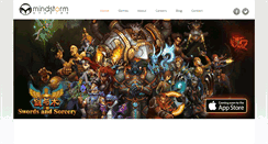 Desktop Screenshot of mindstormstudios.com